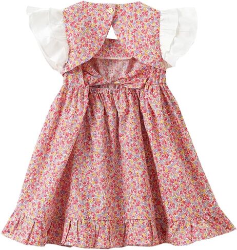 فساتين Zanie Kids للفتيات الصغيرات بدون ظهر ملابس صيفية للشاطئ للأطفال الصغار in Kuwait