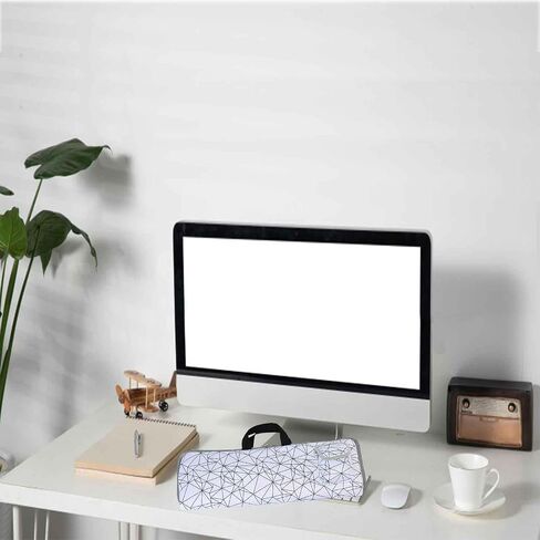 Neoprene Keyboard Carrying Case with Mouse Bag for Logitech MK270 Wireless Keyboard and Mouse Combo-Wireless Keyboard Sleeve (White) in Saudi Arabia