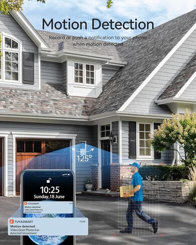 TMEZON WiFi Video Intercom System Doorbell with Camera and 7 Inch Monitor IP Wired Video Door Phone 1080P Wired Night Vision,No Monthly Fees, Support Remote Unlock Door Release,Snapshot, Tuya in Saudi Arabia