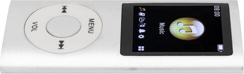 Tbest Mp3 Mp4 Players Mp3 Player Stylish Multifunctional Lossless Sound Slim 1.8 Inch LCD Sn Portable Mp3 Player (Silver) in Kuwait