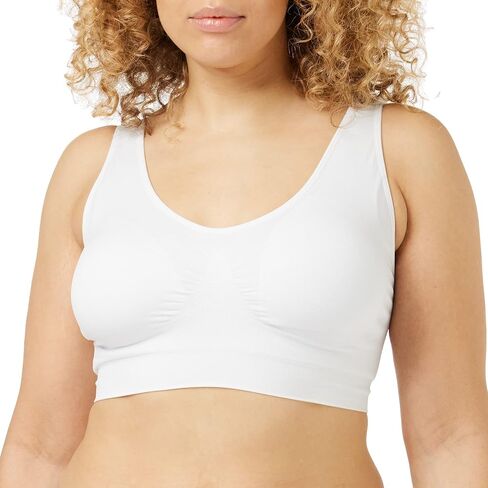 Ahh By Rhonda Shear Women's Plus-Size Generation Bra with Removable Pads, Black, 1X in Saudi Arabia