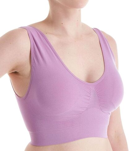 Ahh By Rhonda Shear Women's Plus-Size Generation Bra with Removable Pads, Black, 1X in Saudi Arabia