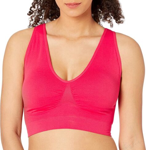 Ahh By Rhonda Shear Women's Plus-Size Generation Bra with Removable Pads, Black, 1X in Saudi Arabia