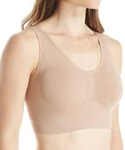 Ahh By Rhonda Shear Women's Plus-Size Generation Bra with Removable Pads, Black, 1X in Saudi Arabia