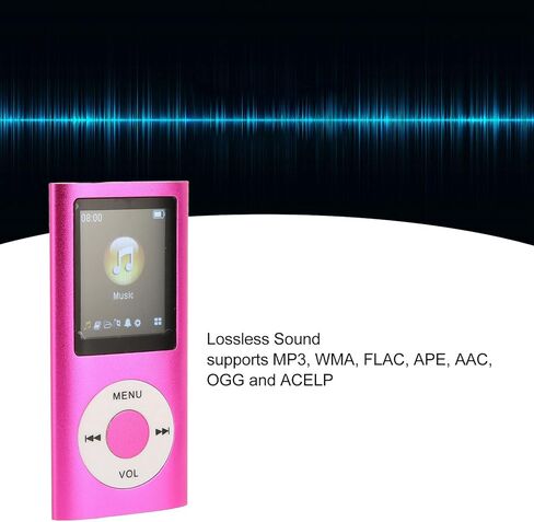 Zunate MP4 Player, MP3 Player with 1.8 Inch LCD Screen, Portable Digital Lossless MP3 MP4 Player, Kids Students in Kuwait