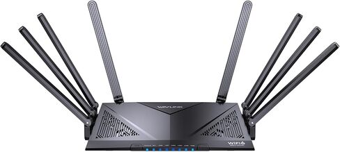 موجه WAVLINK AX6000 WiFi 6، موجه ألعاب ثنائي النطاق مع شبكة WAN بسرعة 2.5 جيجابت في الثانية، شبكة LAN 4 × 1000 ميجابت في الثانية، يدعم وضع EverythingMesh/جهاز التوجيه/AP/Reapter للواي فاي المنزلي، OpenVPN وWireGuard، الرقابة الأبوية، جودة الخدمة in Saudi Arabia