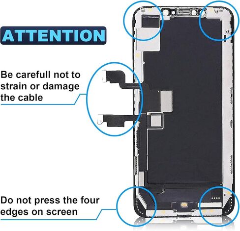 for iPhone Xs MAX Screen Replacement：6.5 Inch Digitizer Assembly with Screen Protector with Repair Tool Kit for A1921, A2101, A2102, A2103, A2104 in Saudi Arabia