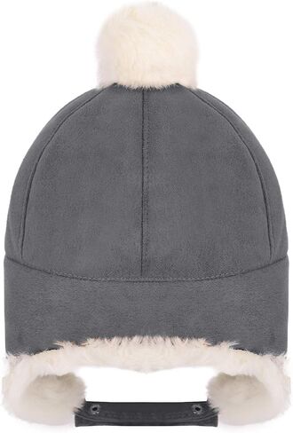 Kids Warm Earflap Hat Winter Suede Velvet Trapper Hat with Ear Flap Hat Baby Beanie Hat Toddler Thermal Cap Headwear in Saudi Arabia
