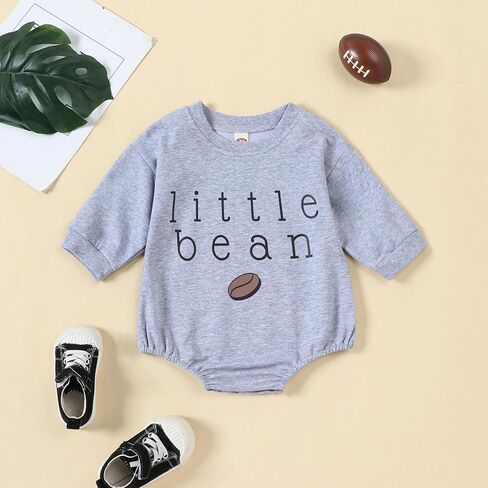 Gender Neutral Newborn Baby Boy Girl Fall Winter Clothes Long Sleeve Bubble Romper Onesie Unisex Infant Outfit in Saudi Arabia