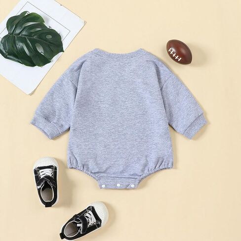 Gender Neutral Newborn Baby Boy Girl Fall Winter Clothes Long Sleeve Bubble Romper Onesie Unisex Infant Outfit in Saudi Arabia