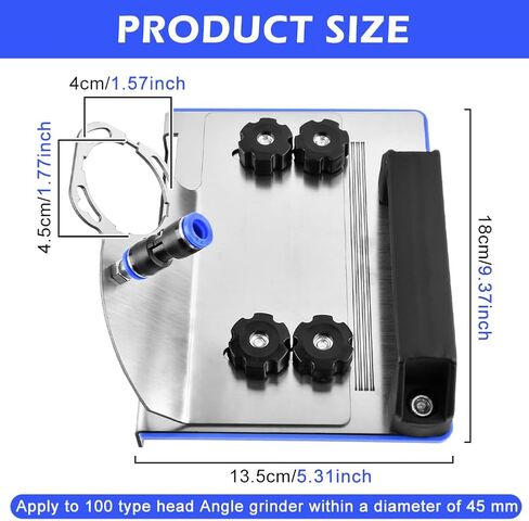 حامل طاحونة زاوية لقطع البلاط بزاوية 45 درجة، أدوات بلاط حامل طاحونة الزاوية، أدوات حامل ثابتة لطحن الزوايا لمطاحن زاوية 100 نوع، حامل طاحونة زاوية للبلاط in Kuwait