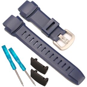 18mm Resin Watchband Compatible with Casio Pro Trek Prg260 Wrist Band Pathfinder Replacement Band PRG550 PRW3500 Men's Strap Waterproof Silicone Bracelet Accessorie
