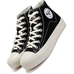 YYSPR Women’s Fashion High Top Canvas Sneakers Lace up Casual Classic Comfort Walking Shoes in Kuwait