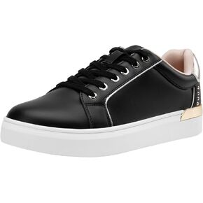 Jeossy Women's 8020 Fashion Sneakers, Casual Vegan Leather Sneaker, Trendy Dress Lace-up Walking Shoes with Memory Foam