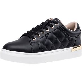 Jeossy Women's 8020 Fashion Sneakers, Casual Vegan Leather Sneaker, Trendy Dress Lace-up Walking Shoes with Memory Foam