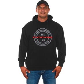 JH DESIGN GROUP Men's Dodge Est. 1914 Logo Pullover Hoodie Sweatshirt