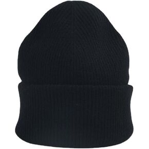 100% Wool Cuff Beanie Winter Beanie Hat,Unisex Warm Winter Caps Soft,Breathable&Cozy Stretchy Knitted Cuffed Cap