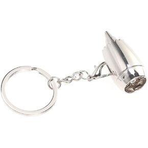 Holibanna Airplane Engine Keychain Auto Parts Keyring Decorative Key Holder Bag Purse Pendant Party Favor for Kid Adult Birthday Gift