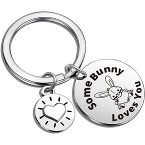 Nothers Bunny Gift Bunny Owner Gift Rabbit Lover Keychain Bunny Owner Jewelry Rabbit Lover Gift Bunny Animal Jewelry Bunny Lover Keychain Bunny Keychain