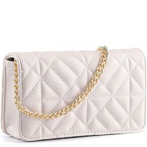Ayliss Mini Women Crossbody Handbag Shoulder Handbags Evening Clutch Cellphone Wallet Purse PU Leather Bag with Chain