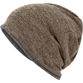 Maleroads Lightweight Beanie for Men and Women Baggy Skull Cap Hat Winter Cap Hip-Hop Reversible Cap