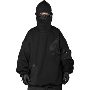 Niepce Inc Streetwear High Neck Men's Hoodie