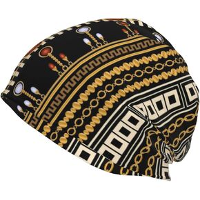 African Slouchy Beanie Hat Adults Stretch Knitted Skull Beanies Cap Winter Hats Outdoor for Women Men
