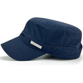 Waterproof Army Cadet Caps for Men Quick Dry Military Cadet Hats for Women Flat Top Patrol Castro Corps Dad Hat