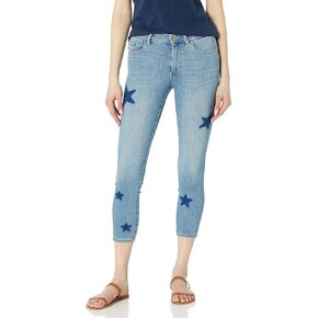 DL1961 Women's Florence Skinny Mid Rise Instasculpt Crop Jean