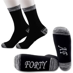 JXGZSO 50th Birthday Gift Fifty And Fabulous Socks 50th Birthday Socks 50th Gift Friend Gift BFF Birthday Gift