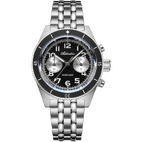 ساعة يد كرونوغراف من ADDIESDIVE ساعة كوارتز للرجال ستانلس ستيل ياباني حركة VK64 مقاومة للماء 100 متر in Kuwait