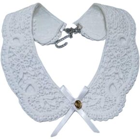 Detachable Blouse False Collar Sweet Lace Flowers Fake Collar Choker Peter Pan Necklace