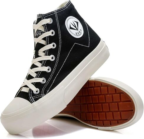 YYSPR Women’s Fashion High Top Canvas Sneakers Lace up Casual Classic Comfort Walking Shoes in Kuwait