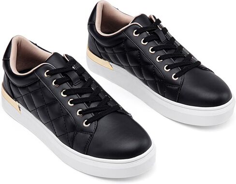 أحذية Jeossy النسائية 8020، أحذية رياضية كاجوال من الجلد النباتي، أحذية مشي عصرية برباط مع إسفنج يحتفظ بالشكل in Kuwait