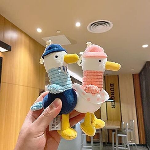 HSYHERE الرجال النساء سوبر لطيف جميل الطاقة الإيجابية يرتدي قبعة لينة أفخم بطة صغيرة مفتاح ميدالية مفاتيح ذات حلقة المفاتيح حلقة رئيسية in Kuwait