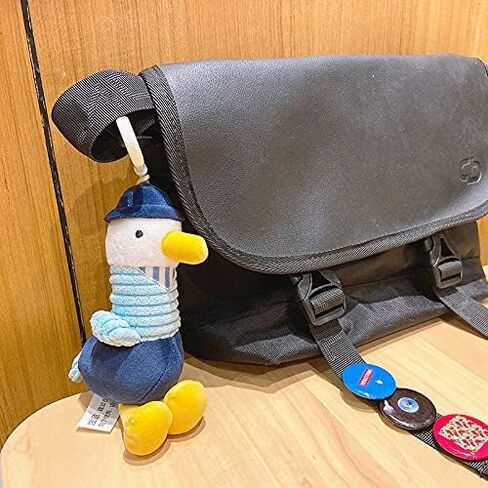 HSYHERE الرجال النساء سوبر لطيف جميل الطاقة الإيجابية يرتدي قبعة لينة أفخم بطة صغيرة مفتاح ميدالية مفاتيح ذات حلقة المفاتيح حلقة رئيسية in Kuwait