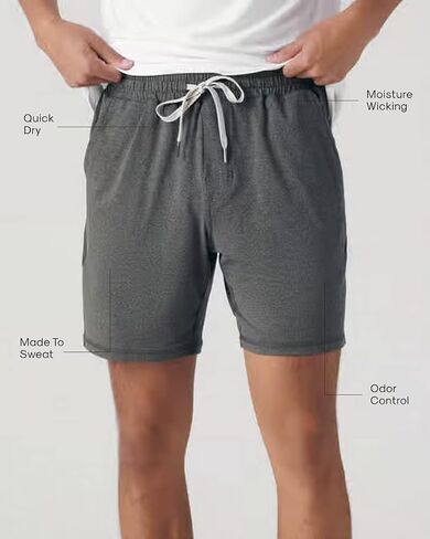 شورت رجالي مريح كلاسيكي حقيقي. قماش فاخر ذو لمسة نهائية مطاطية بأربعة اتجاهات لمزيد من النعومة. أسود، صغير in Kuwait