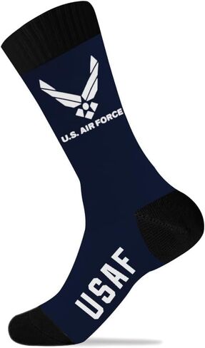 Dutern U.S Military Air Force Socks Men's Cotton Crew Athletic Socks, Multipairs basketball socks absorb sweat and breathable sports socks- one Pair in Kuwait