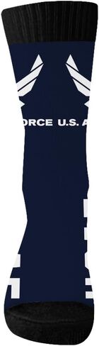Dutern U.S Military Air Force Socks Men's Cotton Crew Athletic Socks, Multipairs basketball socks absorb sweat and breathable sports socks- one Pair in Kuwait