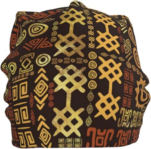African Slouchy Beanie Hat Adults Stretch Knitted Skull Beanies Cap Winter Hats Outdoor for Women Men in Saudi Arabia