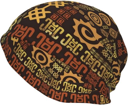 African Slouchy Beanie Hat Adults Stretch Knitted Skull Beanies Cap Winter Hats Outdoor for Women Men in Saudi Arabia