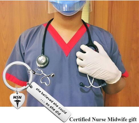 FOTAP Masters of Science in Nursing Keychain Appreciation Gift Nursing Degree Gift MSN Graduation Gift RN Gift For Nurse in Saudi Arabia