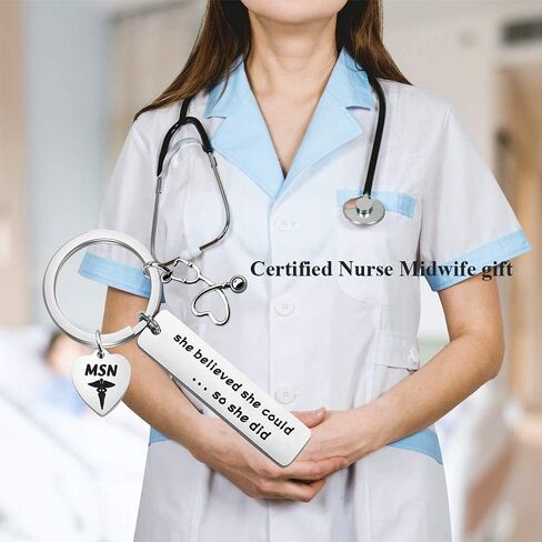 FOTAP Masters of Science in Nursing Keychain Appreciation Gift Nursing Degree Gift MSN Graduation Gift RN Gift For Nurse in Saudi Arabia
