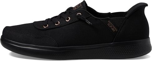 Skechers Women's Hands Free Slip-Ins Bobs Skip B Cute Sweet Sneaker, Black, 7 in Saudi Arabia