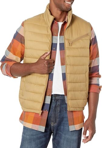 Cole Haan Men's Quilted Puffer Vest with Chest Zip Pocket in Saudi Arabia