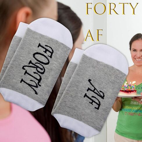 JXGZSO 50th Birthday Gift Fifty And Fabulous Socks 50th Birthday Socks 50th Gift Friend Gift BFF Birthday Gift in Saudi Arabia