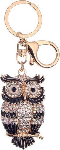 Owl Keychain (Black) in Saudi Arabia