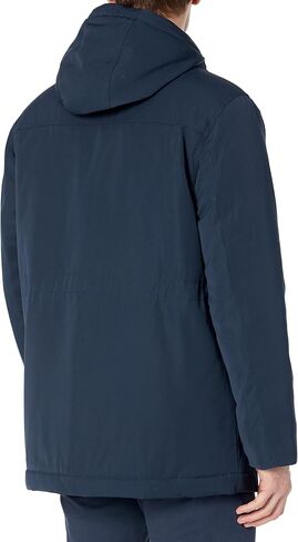 Amazon Essentials Men's Relaxed-Fit Water Repellent Recycled Polyester Hooded Parka (Previously Amazon Aware) in Saudi Arabia