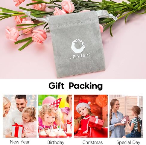 سوار J.Endéar على شكل قلب للفتيات، سوار من الفضة الإسترلينية 925 مع زركونيا رائعة، سوار مصنوع يدويًا من حبل تخريمي، هدية مجوهرات للبنات وحفيدة الأخت in Kuwait