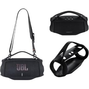 حافظة غطاء من السيليكون متوافقة مع مكبر صوت بلوتوث محمول JBL Xtreme 4، حافظة واقية من السيليكون الناعم المقاوم للماء لملحقات مكبر صوت بلوتوث JBL Xtreme 4 (برتقالي)